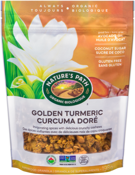 Nature's Path Granola Superaliments Curcuma Doré Bio