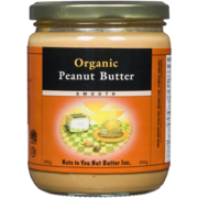 Nuts to You Nut Butter Smooth Organic Peanut Butter 500 g