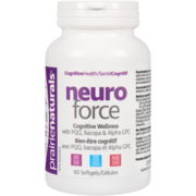 Neuro-Force formule pour la santé cognitive avec PQQ, bacopa et alpha GPC - gélules