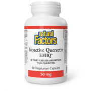 Natural Factors Quercétine bioactive EMIQ 50 mg 60 capsules végétariennes