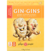 The Ginger People Gin Gins Candy Hard Ginger 128 g