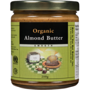 Nuts to You Nut Butter Smooth Organic Almond Butter 250 g