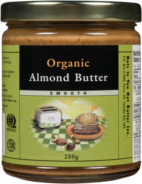 Nuts to You Nut Butter Beurre d'Amandes Biologiques Crémeux 250 g