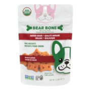 Bear Bone Gâteries pour chiens aromatisées au bacon biologique