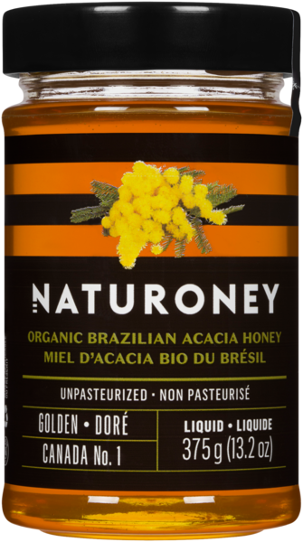Naturoney Miel d'Acacia Bio du Brésil 375 g