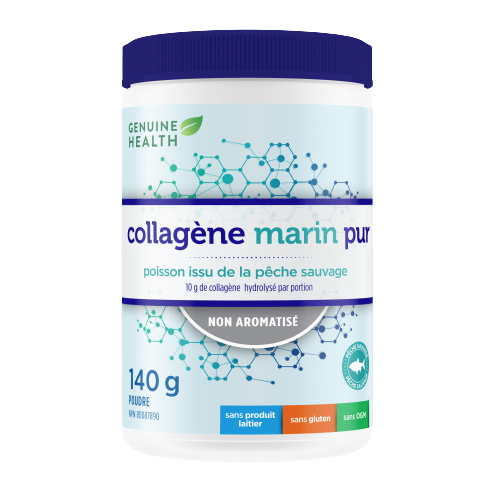 Genuine Health Marine Clean Collagen, poudre de collagène hydrolysé non aromatisé