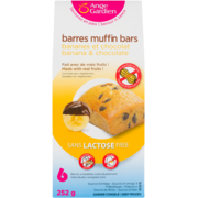 Ange Gardien 6 Muffin Bars Banana & Chocolate 252 g
