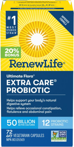 Renew Life Ultimate Flora Extra Care Probiotique 50 milliards de cultures