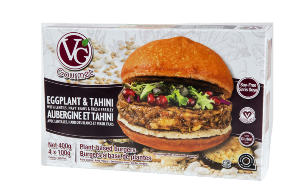 VG Gourmet Burger Veganique Aubergine Et Tahini