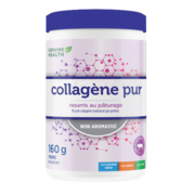 Genuine Health Clean Collagen, Unflavored Hydrolyzed Bovine Collagen Powder, Grass Fed, 160g Tub