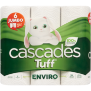 Cascades Tuff Paper Towels Enviro Strong 2 Ply 6 Jumbo Multi Size