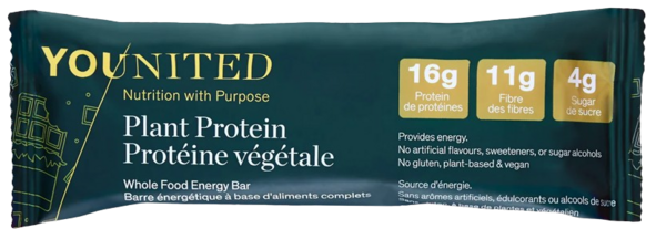 Younited Barre énergétique aux protéines végétales-Chocolat