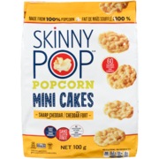 Skinny Pop Popcorn Mini Cakes Sharp Cheddar Flavour 100 g
