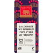 Endangered Species Chocolate Dark Chocolate with Raspberries 85 g