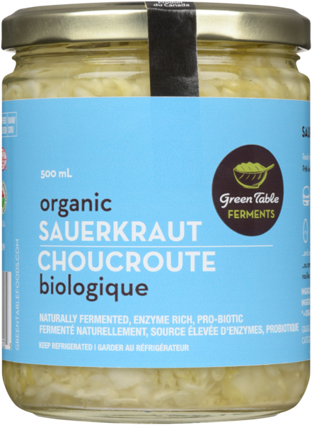 Green Table Ferments Choucroute Biologique 500 ml