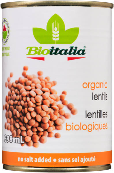 Bioitalia Lentilles Biologiques 398 ml