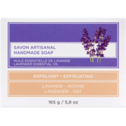 Bleu Lavande Savon Artisanal Exfoliant Lavande-Avoine - 165 G