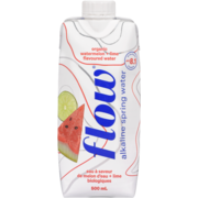 Flow Watermelon + Lime Flavoured Water Organic 500 ml