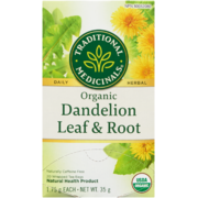 Traditional Medicinals Dandelion Leaf & Root Organic 20 Wrapped Tea Bags x 1.75 g (35 g)