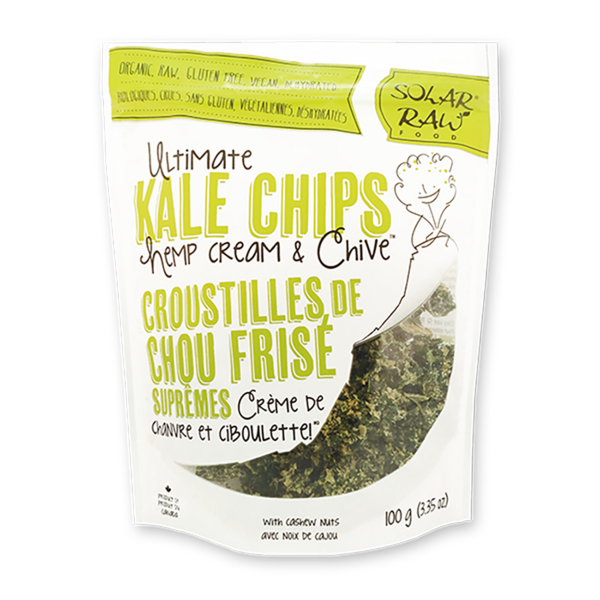 Croustilles kale - Chanvre et Ciboulette