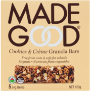 Made Good Cookies & Crème Granola Bars 5 Bars x 24 g (120 g)