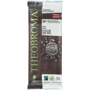 Theobroma Chocolat 38 % Milk Chocolate Sea Salt Organic 80 g