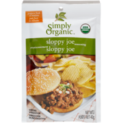 Simply Organic Sloppy Joe Seasoning 40 g