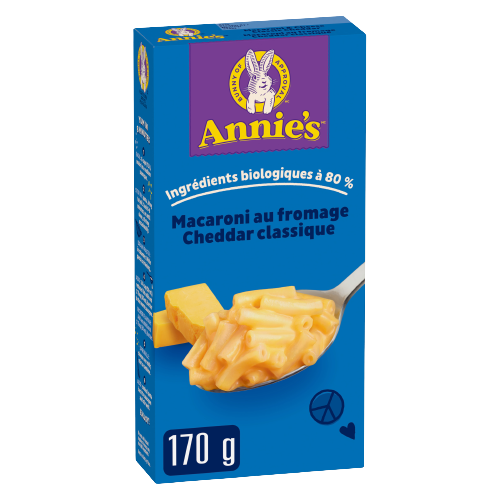 Annie's Homegrown Macaroni au Fromage Cheddar Classique 170 g