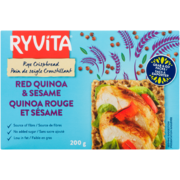 Ryvita Pain de Seigle Croustillant Quinoa Rouge et Sésame 5 x 40 g (200 g)