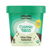 Cosmic Bliss crème glacée base végétale Menthe Galactica bio