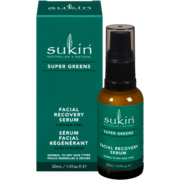 Sukin Super Greens Facial Recovery Serum Normal to Dry Skin Types 30 ml