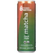 Toro Matcha Sparkling Energizing Infusion Peach 355 ml