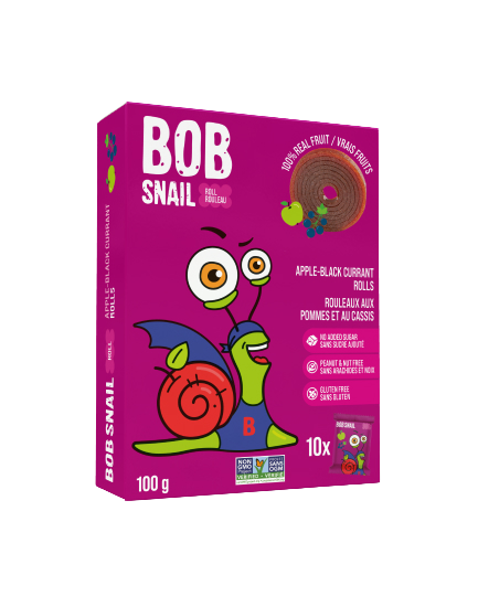 Bob Snail Rouleaux de fruits Pomme-Cassis