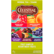 Celestial Seasonings Herbal Tea Fruit Sampler 20 Tea Bags 41 g