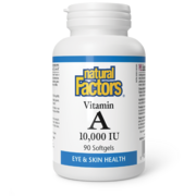 Natural Factors Vitamine A 10 000 UI 90 gélules