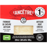L'Ancêtre Artisan Goat Cheese Ripened Firm Cheese 1 Year Limited Edition 29% M.F. 190 g