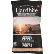 Hardbite Handcrafted-Style Chips Sea Salt & Pepper 150 g