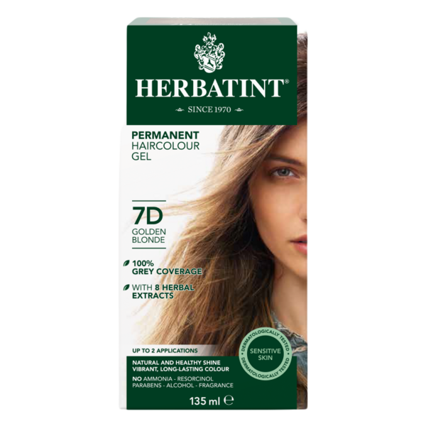 Herbatint® Coloration permanente | 7D Blond doré