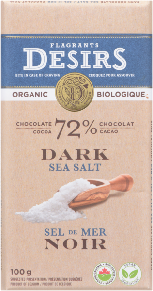 Flagrants Desirs Chocolat Noir Sel de Mer Biologique 100 g