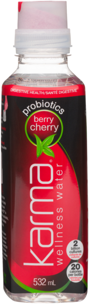 Karma Wellness Water Probiotics Berry Cherry 532 ml