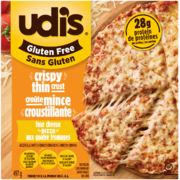 Udi's Sans Gluten Pizza aux Quatre Fromages Croûte Mince Croustillante 497 g