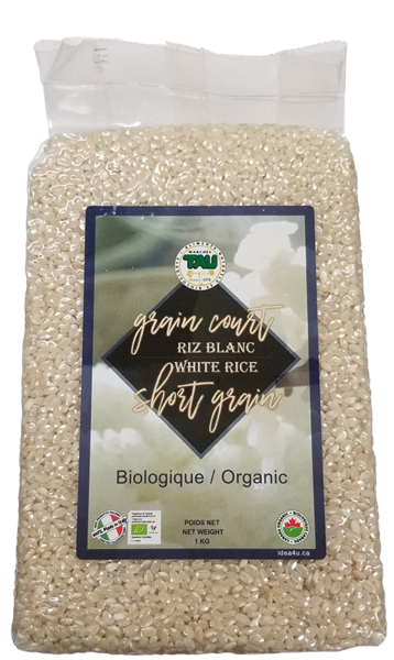 Tau Riz À Grain Court Biologique 1Kg