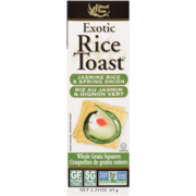 Edward & Sons Exotic Rice Toast Whole Grain Squares Jasmine Rice & Spring Onion 65 g