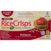SuperSlim Brown Rice Crisps Multigrains 100 g