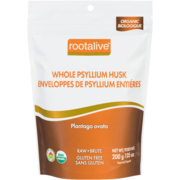 Rootalive Enveloppes de Psyllium Entiéres Biologique 200 g