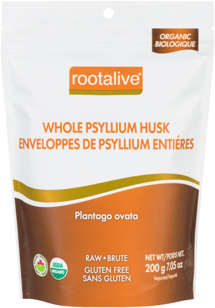 Rootalive Enveloppes   Psyllium En Poudre Entiere Bio 200G