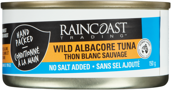 Raincoast Trading Thon Blanc Sauvage Sans Sel Ajouté 150 g