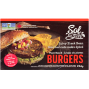 Sol Cuisine Burgers Spicy Black Bean 284 g