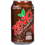 Zevia Zero Calorie Soda Ginger Root Beer 355 ml