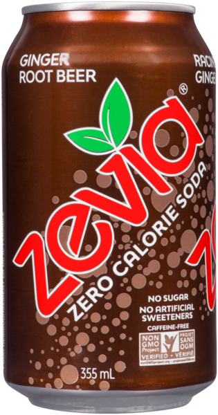 Zevia Soda Zéro Calorie Racinette au Gingembre 355 ml
